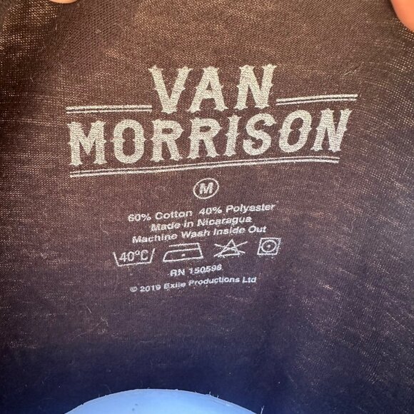 Van Morrison 2019 US Live Tour Concert Women's T-Shirt Size M - Picture 3 of 10